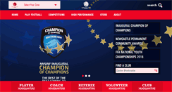 Desktop Screenshot of northernnswfootball.com.au